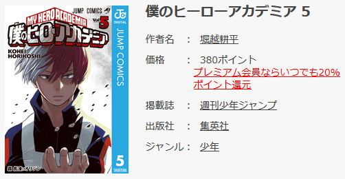 漫画 僕のヒーローアカデミア ヒロアカ を無料で読む裏技 ポイントで6冊無料 かっぱの平泳ぎ